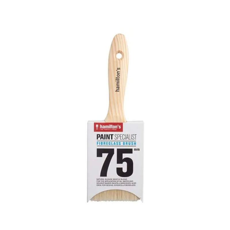 HAMILTONS PAINT BRUSHES FIBREGLASS BRUSH