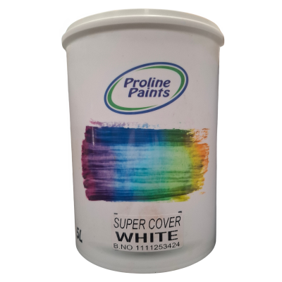 Super Cover Matte White Acrylic Paint
